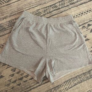 American Eagle Sport Grey High Waisted Sweatshorts